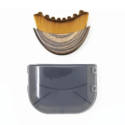 Lymphatic Contour Face Brush Dry Brushing Face Brush Lymphatic Drainage Massager for Face Chin Jawline Sculpting The Skin